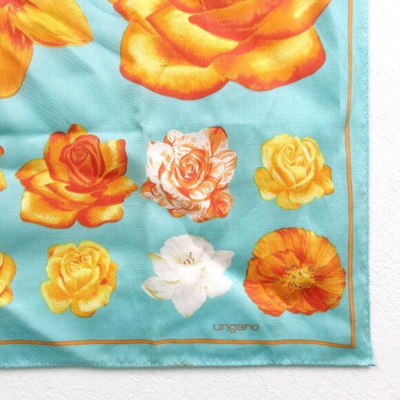 Authentic Ungaro Floral handkerchief [Used] - Picture 5 of 7